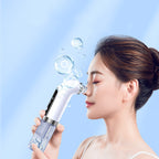 Electric Vacuum Blackhead Acne Pore Cleaner in use on nose