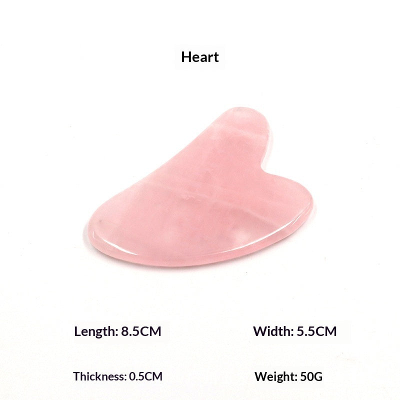 Jade & Rose Quartz Gua Sha Massager product photo 2