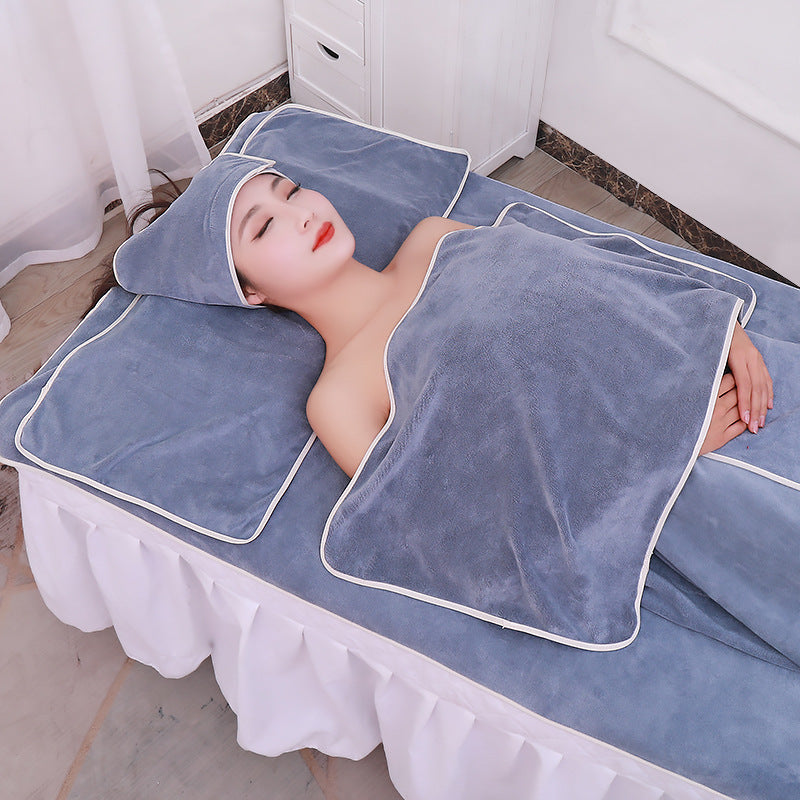Microfiber Hair Turban - Blue Brick
