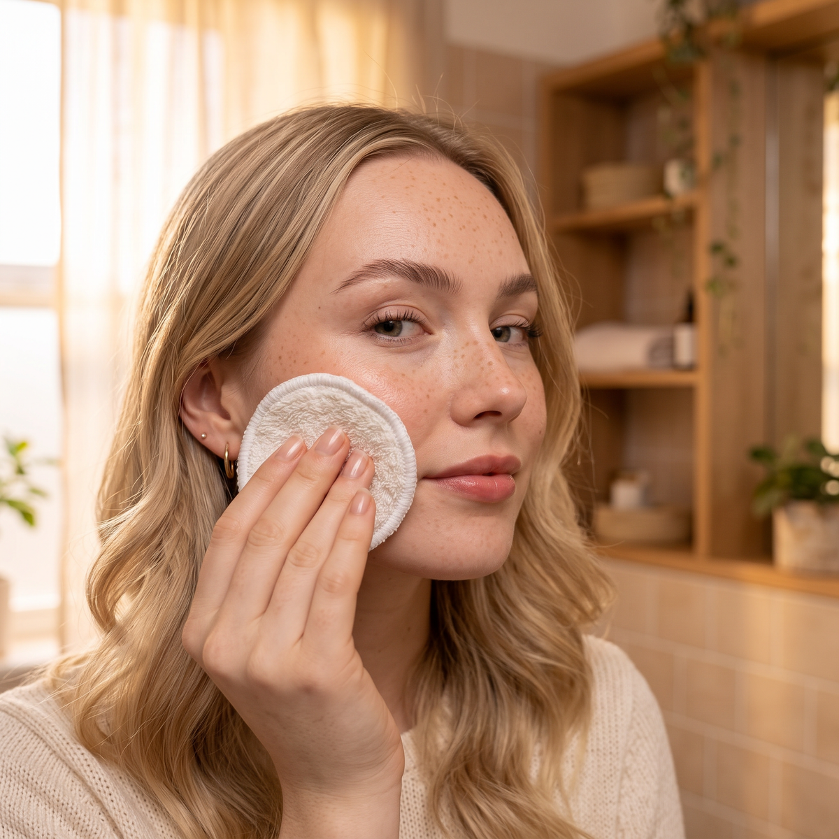 Model using the Reusable Cotton Rounds (UGC)