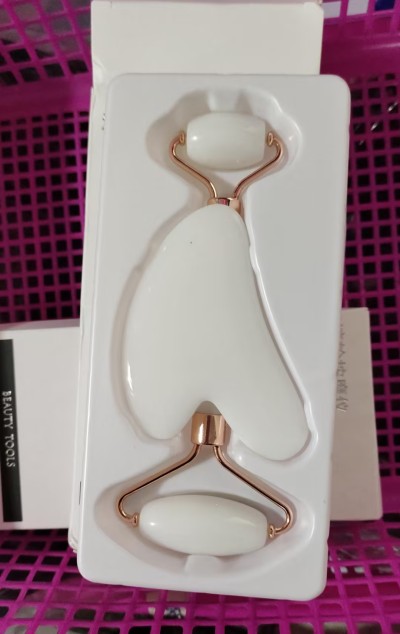 Rose Quartz Gua Sha Stone - White