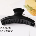 Large Hair Claw Clip, Black