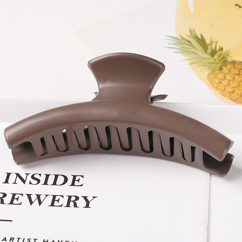 Large Hair Claw Clip, Brown