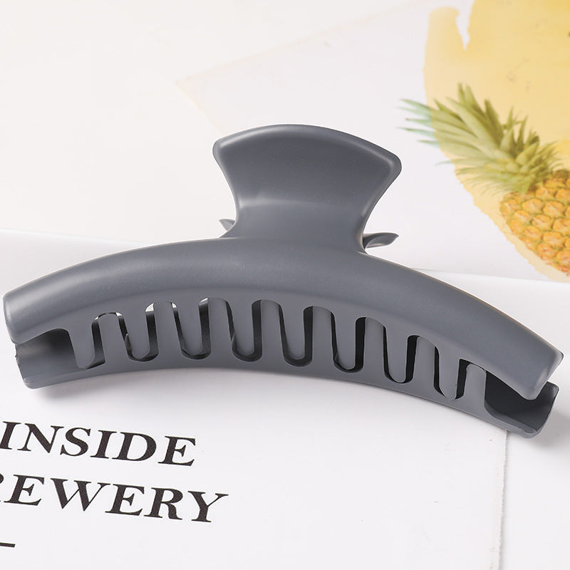 Large Hair Claw Clip, Grey