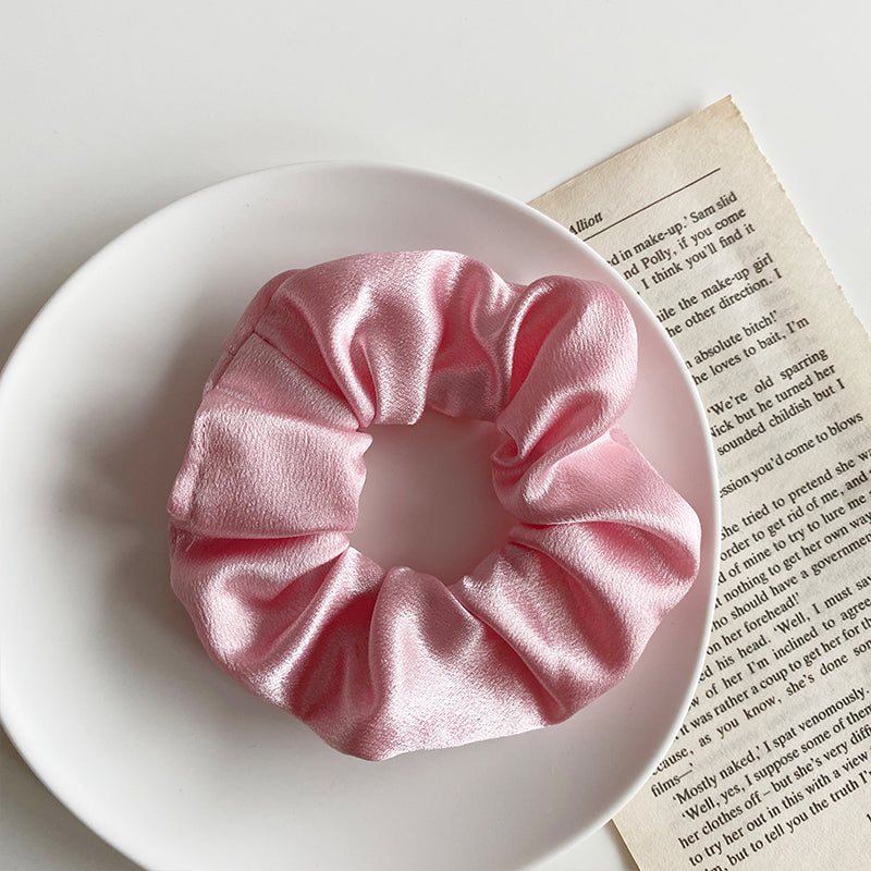 Satin Scrunchie, Pink