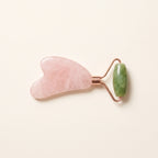 Jade & Rose Quartz Gua Sha Massager