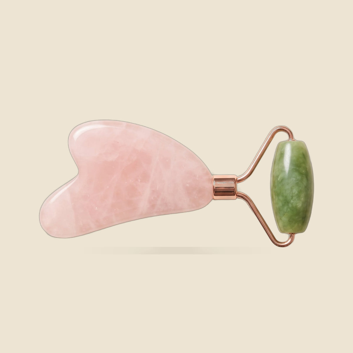 Jade & Rose Quartz Gua Sha Massager packshot